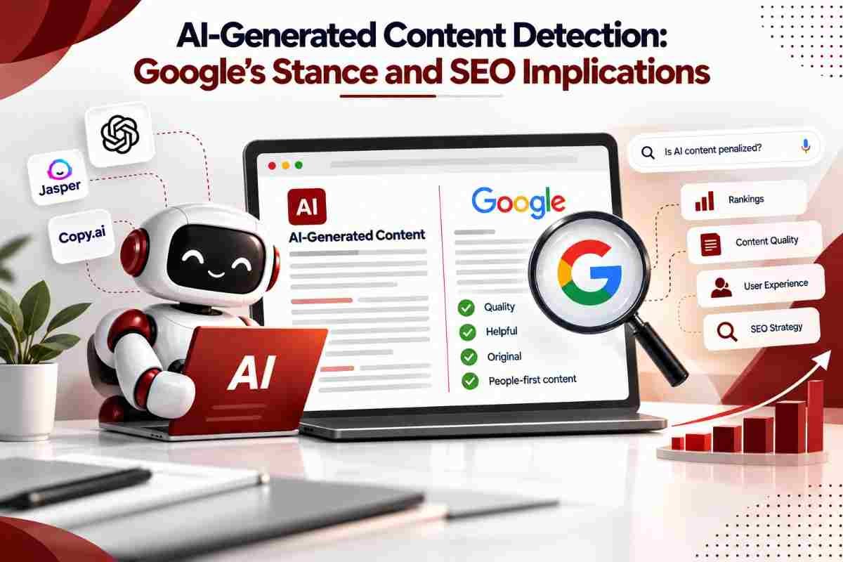AI Content Detection and SEO Implications Infographic — Oddtusk
