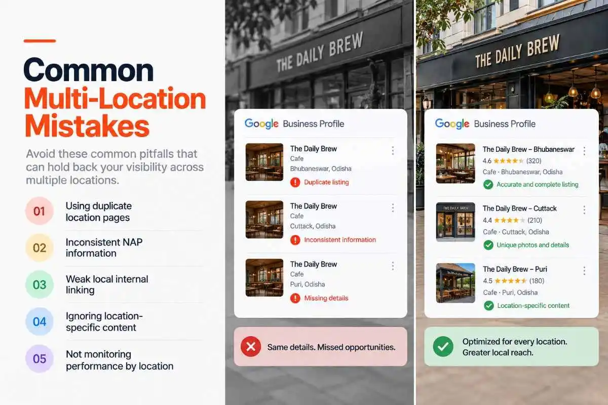 Common multi-location SEO mistakes to avoid