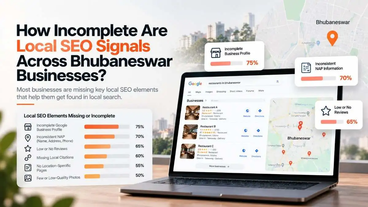 Local SEO gaps found across Bhubaneswar business websites