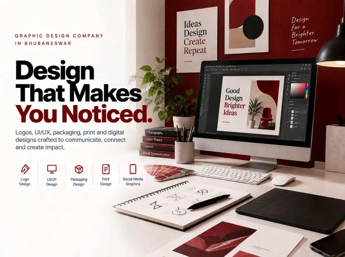 Graphic design and logo design company in Bhubaneswar by oddtusk